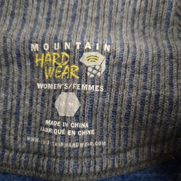 Mountain Hardware Blue Wool Sweater Size M - Picture 3 of 11